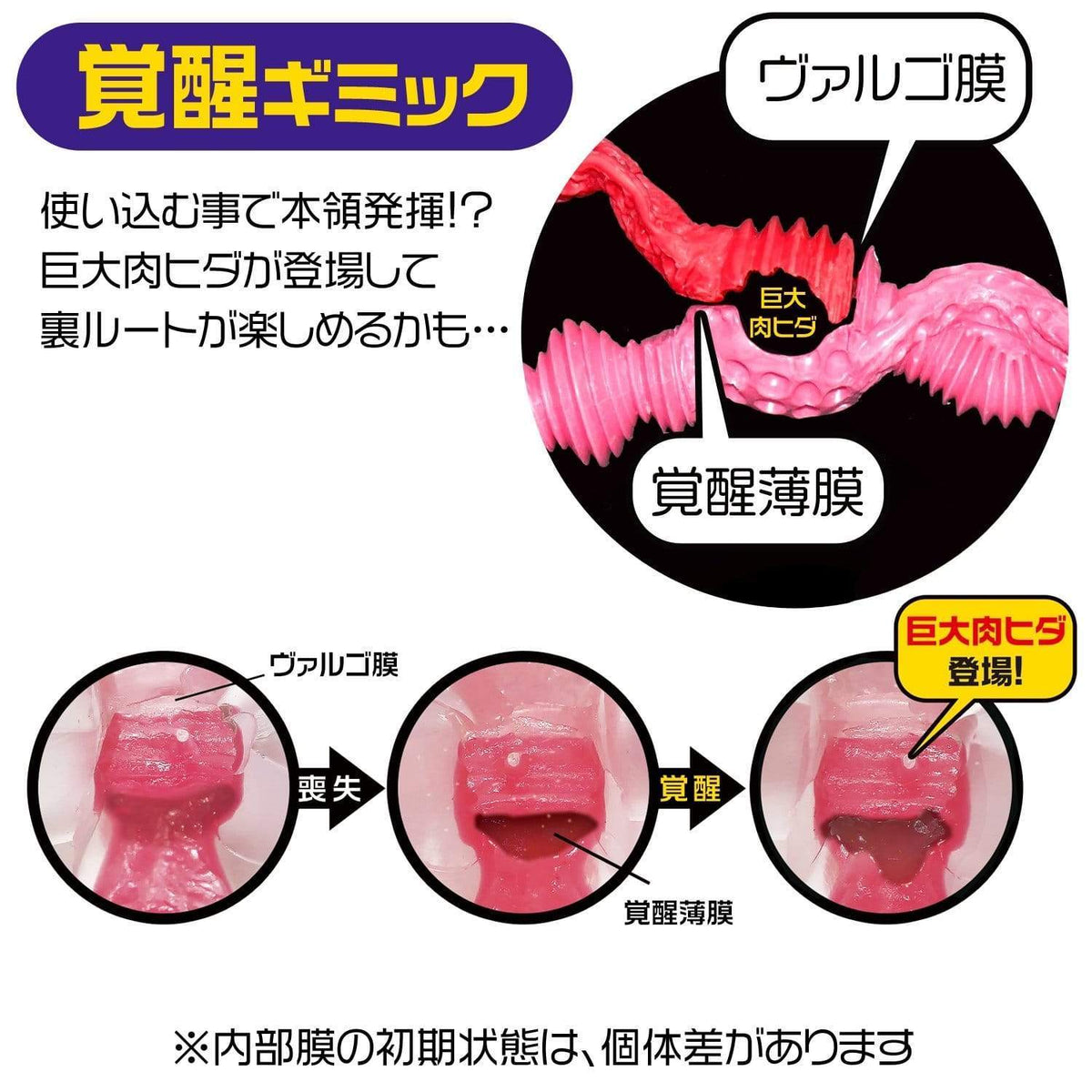 Magic Eyes - La Vie En Roses Crystal Hard Onahole (Clear) Masturbator Vagina (Non Vibration) 4571324242033 CherryAffairs