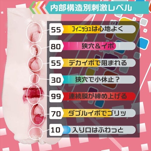 Magic Eyes - Fake Hole Narrow Hole Finisher Onahole (Beige) Masturbator Vagina (Non Vibration) 4571324243351 CherryAffairs