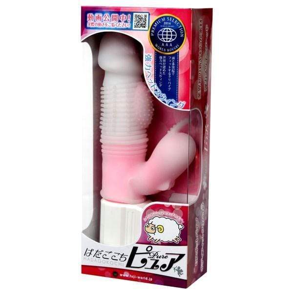 NPG - Hadagokochi Pure Rabbit Vibrator (Pink) Rabbit Dildo (Vibration) Non Rechargeable 4571355625706 CherryAffairs