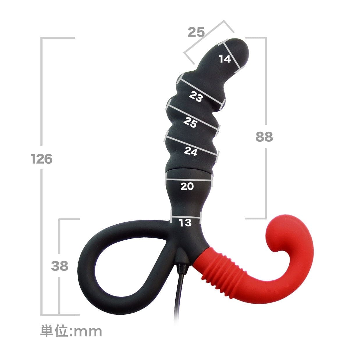 Wild One - Enemable R EX Type α Alpha Remote Control Prostate Massager (Black) Remote Control Anal Plug (Vibration) Non Rechargeable 621272474 CherryAffairs