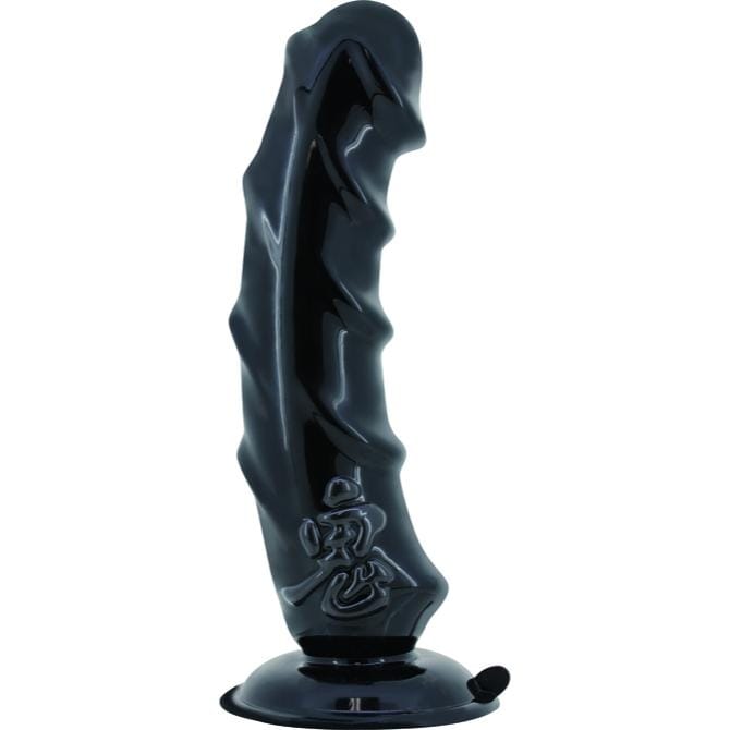 KMP - OniIkase Realistic Dildo (Black) Realistic Dildo with suction cup (Non Vibration) 4571436849328 CherryAffairs