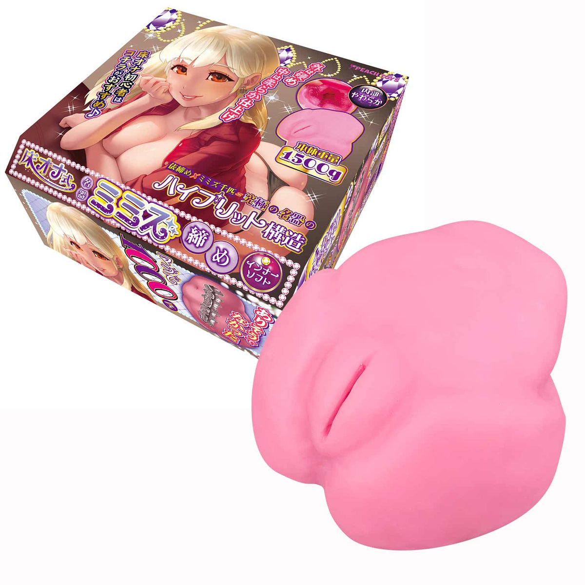 Peach Toys - Floor Icco Thightening Onahole 1.5kg (Pink) Masturbator Vagina (Non Vibration) 293484967 CherryAffairs