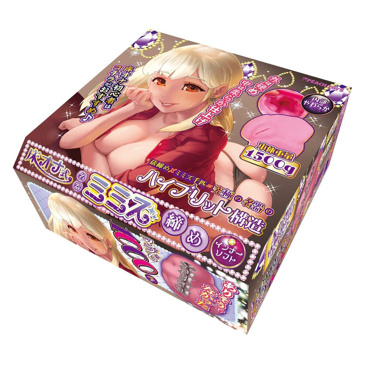 Peach Toys - Floor Icco Thightening Onahole 1.5kg (Pink) Masturbator Vagina (Non Vibration) 293484967 CherryAffairs