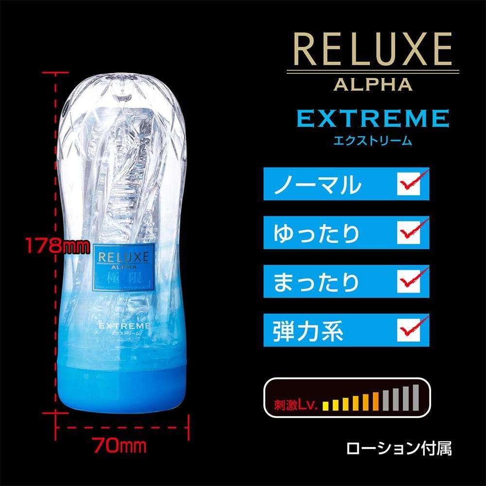 T-Best - Reluxe Alpha Extreme Soft Stroker Normal Type (Clear) Masturbator Soft Stroker (Non Vibration) 4573423123657 CherryAffairs