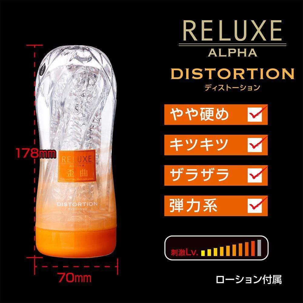 T-Best - Reluxe Alpha Distortion Soft Stroker Hard Type (Clear) Masturbator Soft Stroker (Non Vibration) 4573423123664 CherryAffairs