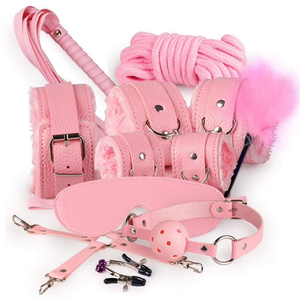 Garden - Super Instant SM 10 Pieces BDSM Set (Pink) BDSM Set 4573463892162 CherryAffairs
