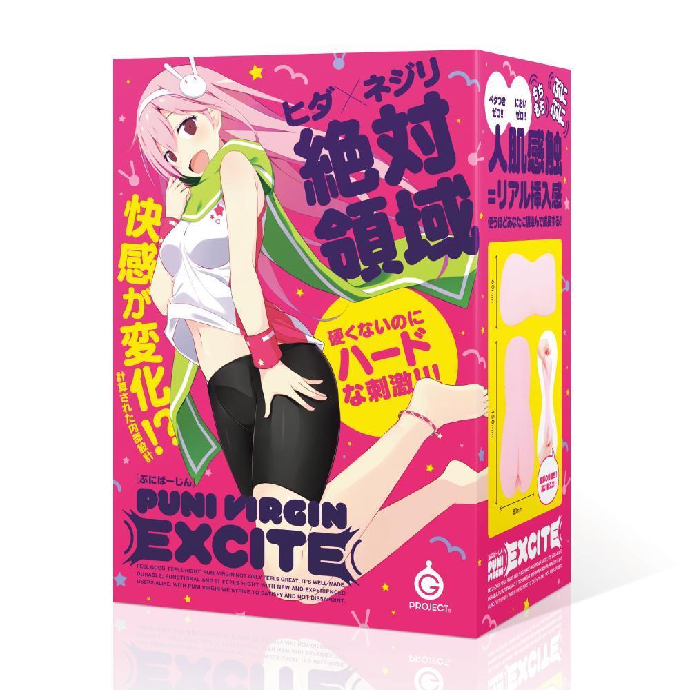 G Project - Momochi Puni Virgin Excite Onahole (Beige) Masturbator Soft Stroker (Non Vibration) Durio Asia