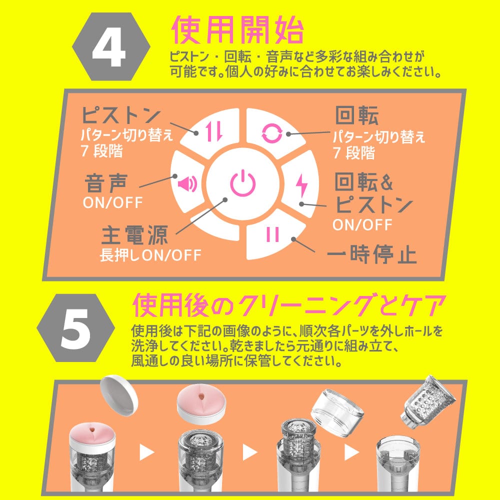 EXE - Puniana Lloyd Puni Anna Electric Plane Cup Masturbator (White) Masturbator (Hands Free) Rechargeable 4580279019355 CherryAffairs