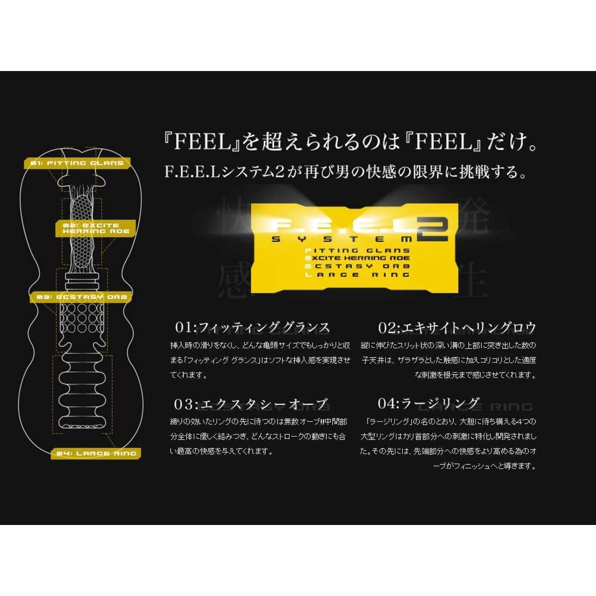 Men's Max -Soft Feel 2 Onahole Masturbator (Yellow) Masturbator Vagina (Non Vibration) 4580395730134 CherryAffairs