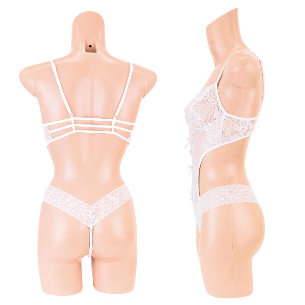 Enjoy Toys - Mon Cheri All Lace Sexy Lingerie mon0120 (White) Lingerie (Non Vibration) 319709401 CherryAffairs