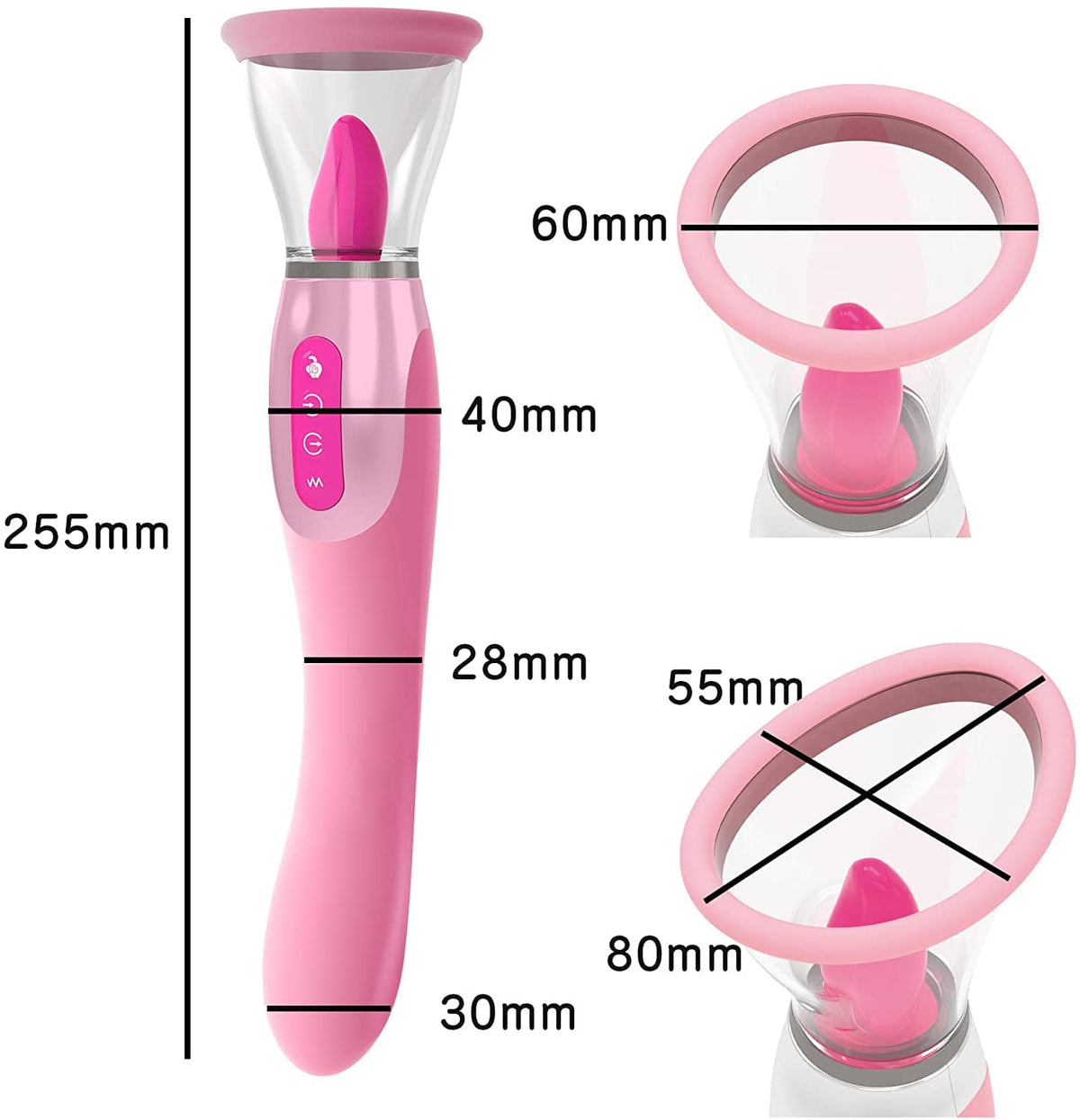 SSI Japan - Woman Love Air Max Body Pump (Pink) Clitoral Pump (Vibration) Rechargeable 4582137934992 CherryAffairs