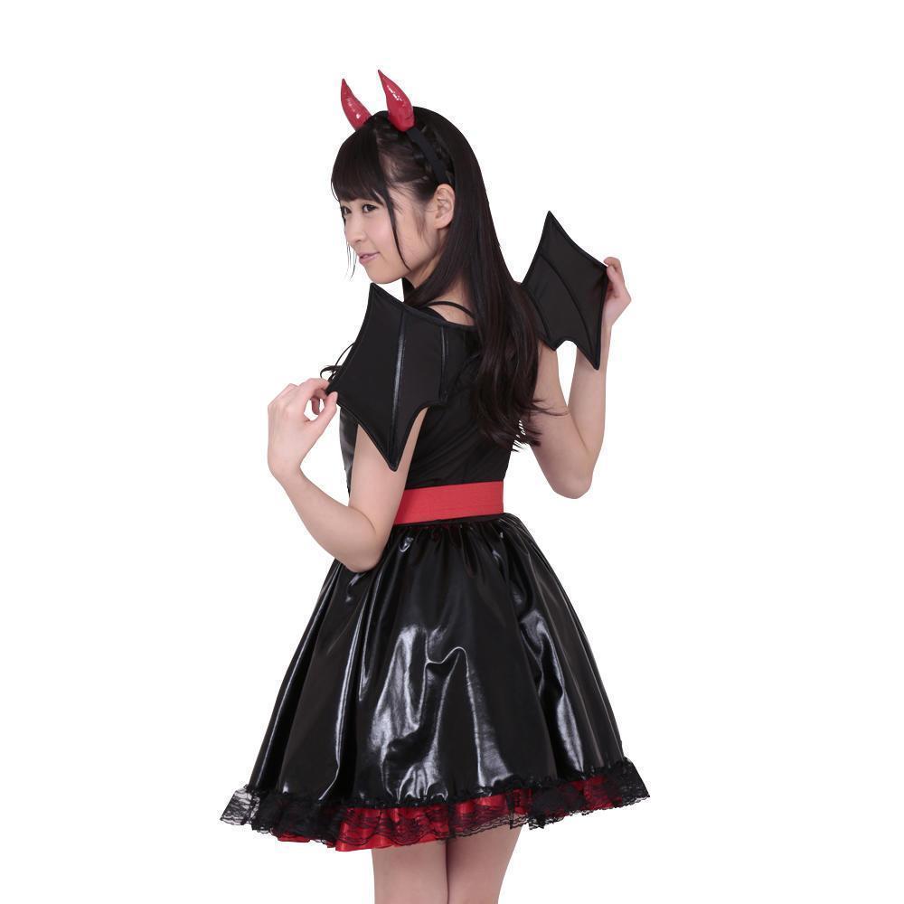BeWith - Angel Girl in Devildom Costume (Black) Costumes