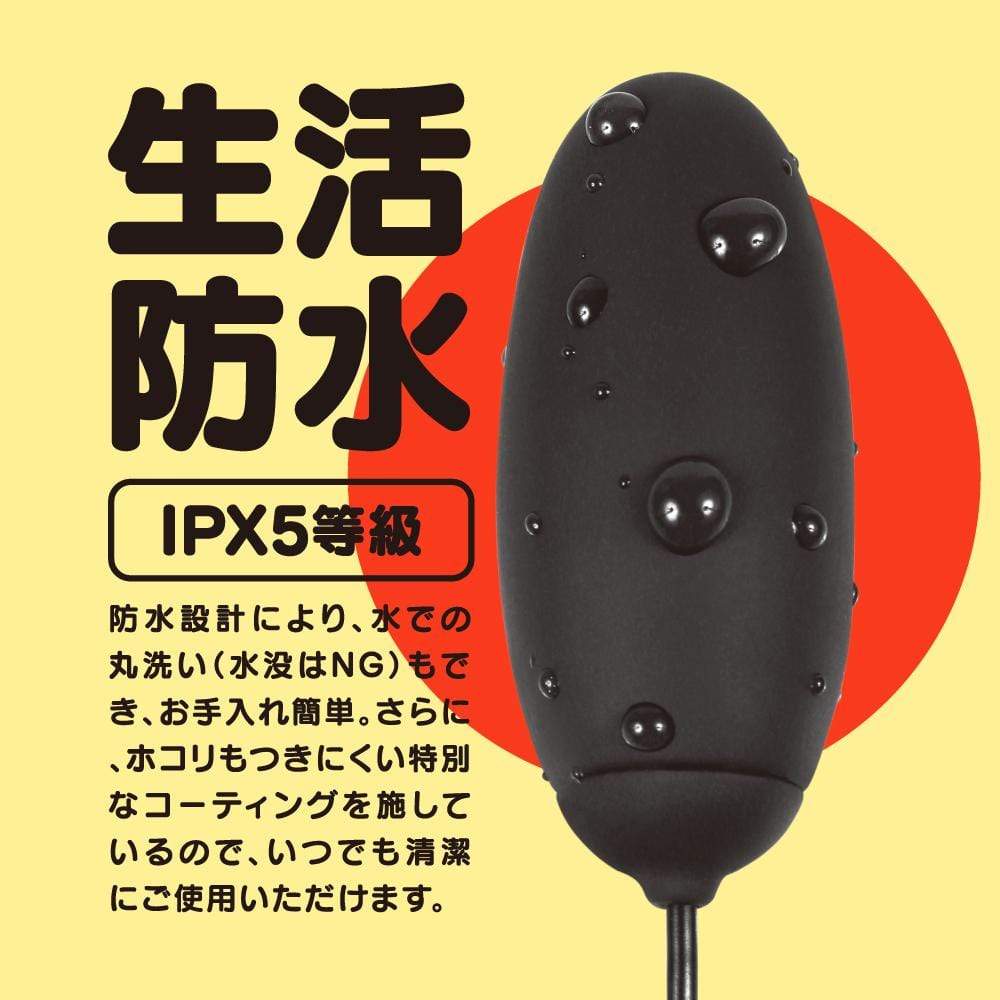 G Project - Gpro Black Rotor Heating Vibrator (Black) Wired Remote Control Egg (Vibration) Rechargeable 4582593581433 CherryAffairs