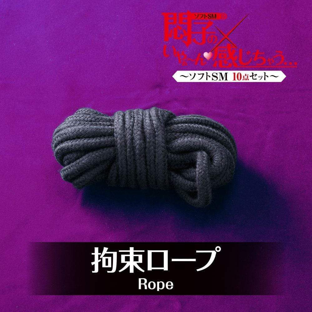 T-Best - Soft 10 Pieces BDSM Set (Black) BDSM Set 4582593593146 CherryAffairs