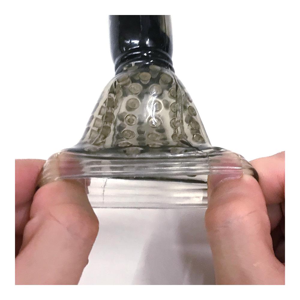 Kiss Me Love - Gekishin Men's Ona Machine Vibrating Cock Sleeve with Remote Control (Grey) Cock Sleeves (Vibration) Non Rechargeable 4582593593184 CherryAffairs