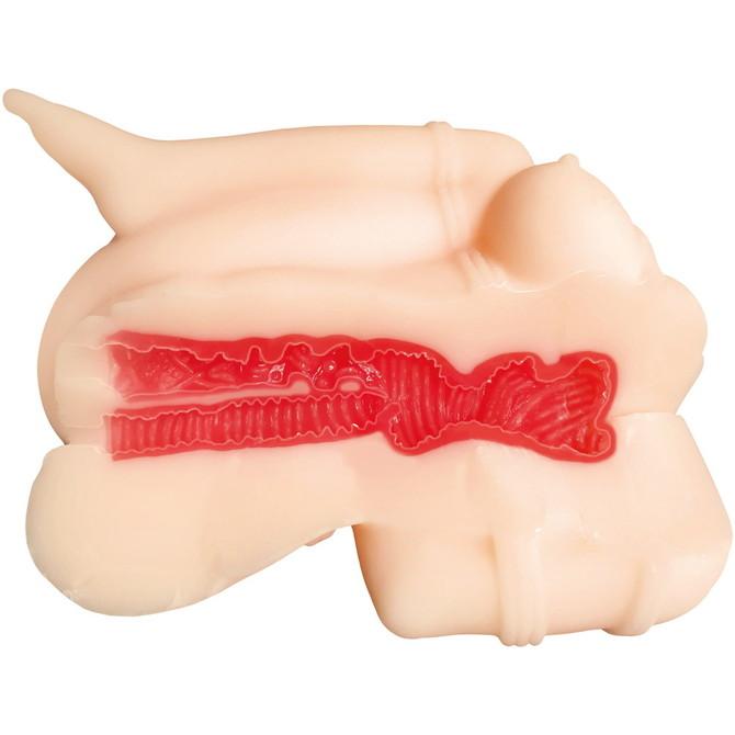 KMP - Restraint Pose Kaguya Shibari Vagina and Anal Double Onahole (Beige) Masturbator Vagina (Non Vibration) 4589411376882 CherryAffairs