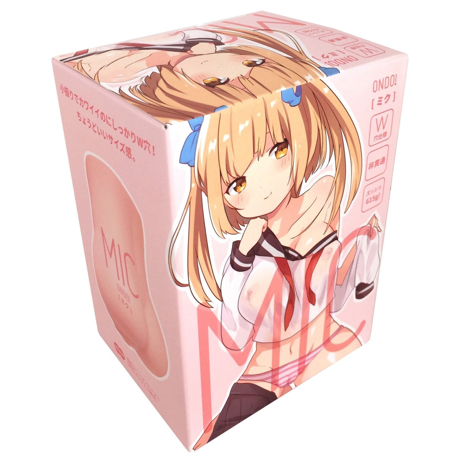 ONDO! - MIC Double Vagina Ass Masturbator (Beige) Masturbator Vagina (Non Vibration) Singapore