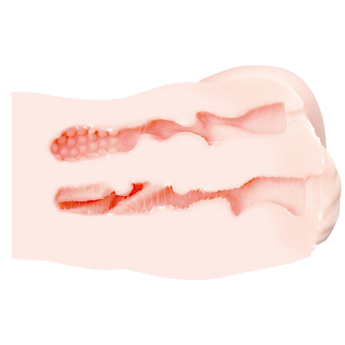 ONDO! - MIC Double Vagina Ass Masturbator (Beige) Masturbator Vagina (Non Vibration) Singapore