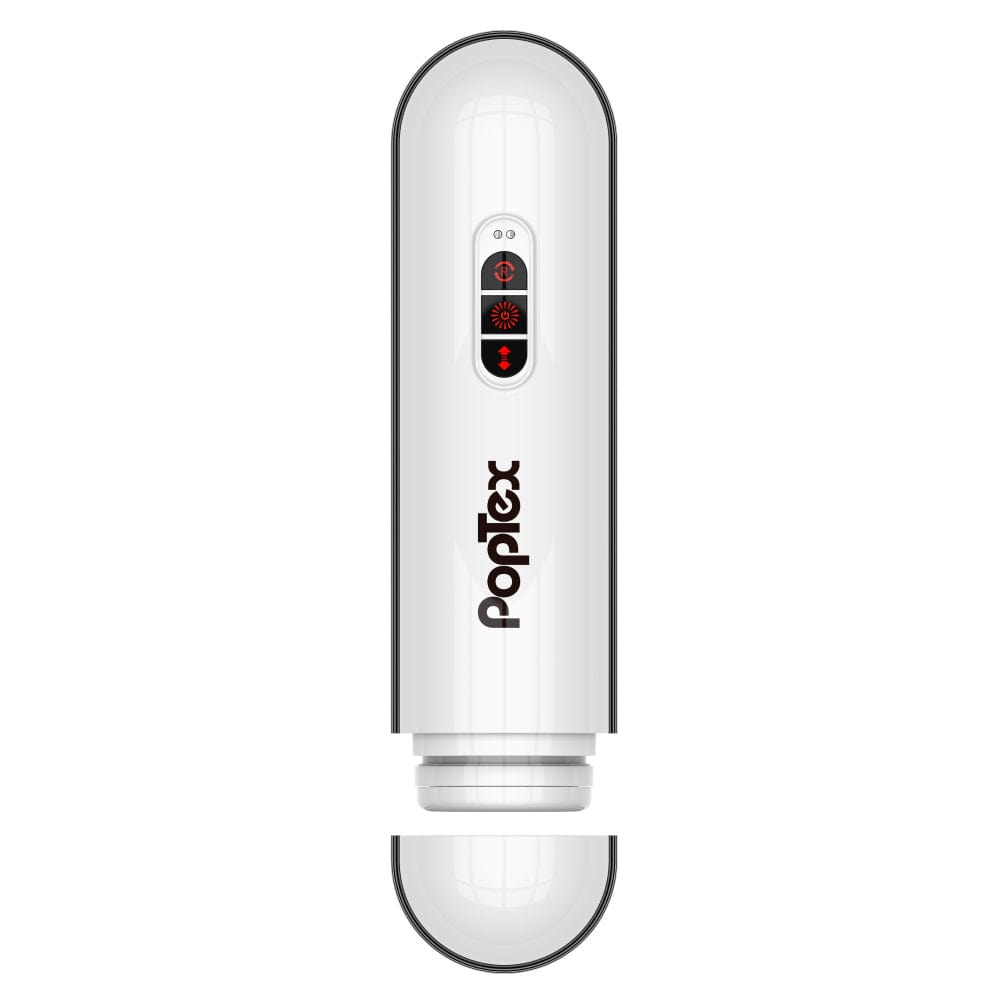 Poptex - Ex Storm Spin and Piston Double Motor Electric Masturbator (White) Masturbator (Hands Free) Rechargeable 4589454650505 CherryAffairs