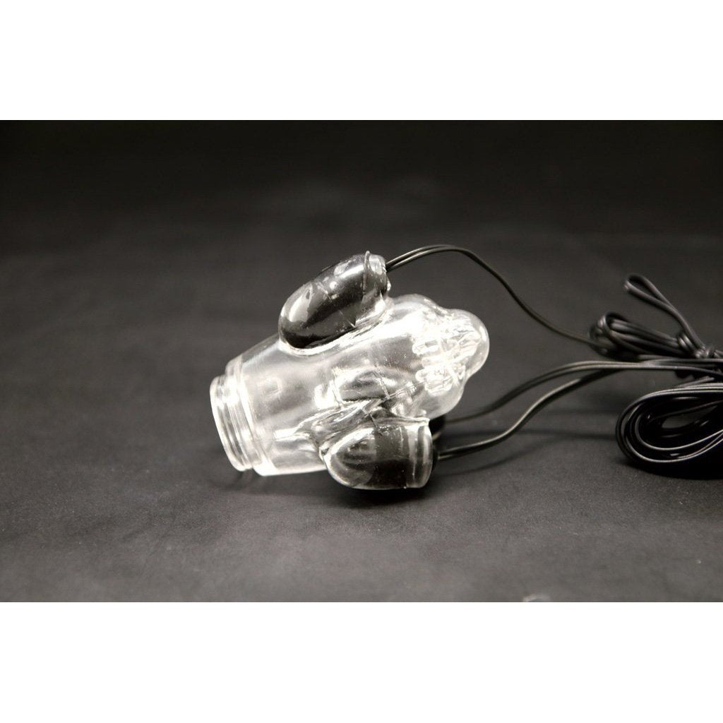 Tamatoys - Extreme Glance Triple Shaker Masturbator (Clear) Cock Sleeves (Vibration) Non Rechargeable Singapore