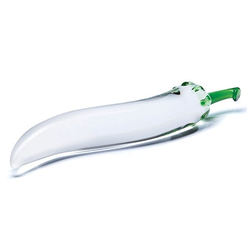Glas - Naturals Chili Pepper Hand Blown Glass Dildo 8.25" (Clear) Glass Dildo (Non Vibration) 4890808063514 CherryAffairs