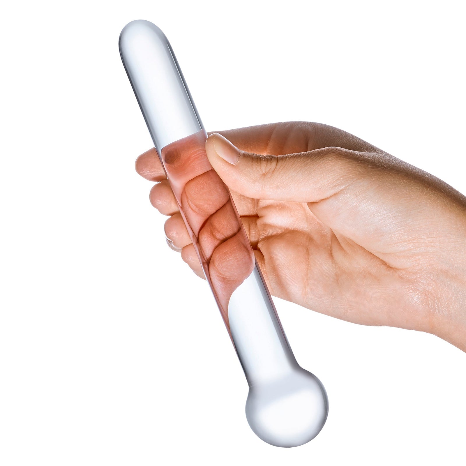 Glas - Straight Glass Dildo 7’’ (Clear) - Clear - Glass Dildo (Non Vibration)