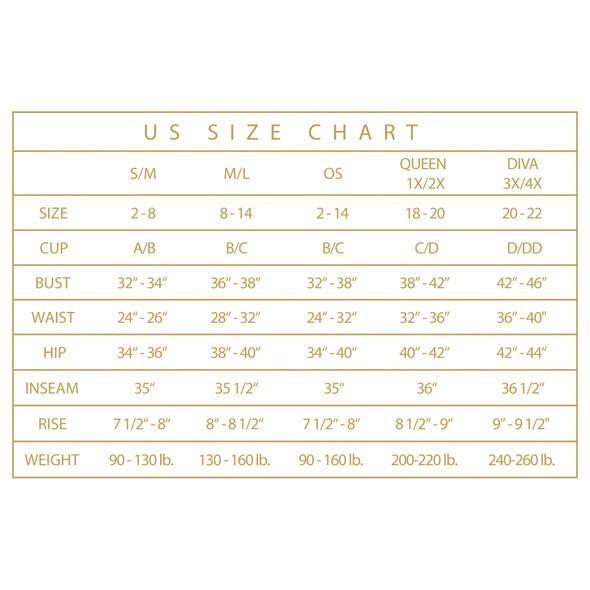 Baci - Fishnet Jacquard V Teddy One Size (Black) - PleasureHobby