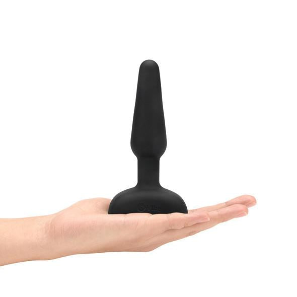 B-Vibe - Trio Remote Control Vibrating Anal Plug (Black) - PleasureHobby