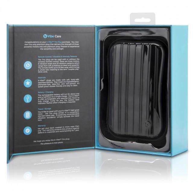 B-Vibe - Novice Remote Control Rechargeable Anal Plug (Black) Remote Control Anal Plug (Vibration) Rechargeable Singapore