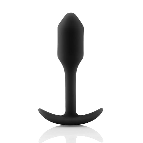 B-Vibe - Weighted Silicone Snug Anal Plug 1 55 g (Black) Anal Plug (Non Vibration) 4890808196724 CherryAffairs