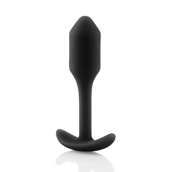B-Vibe - Weighted Silicone Snug Anal Plug 1 55 g (Black) Anal Plug (Non Vibration) 4890808196724 CherryAffairs