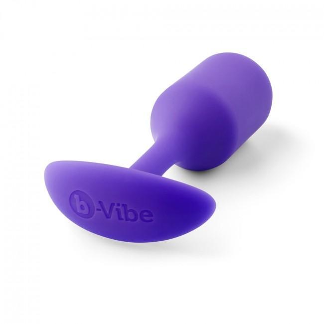 B-Vibe - Snug Plug 2 Weighted Silicone Anal Plug (Purple) Anal Plug (Non Vibration) Singapore