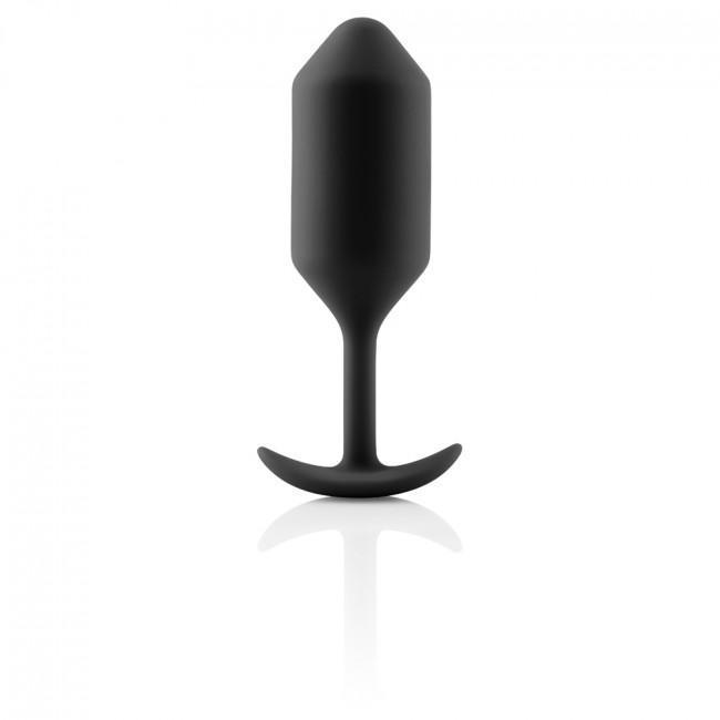 B-Vibe - Snug Plug 3 Weighted Silicone Anal Plug (Black) Anal Plug (Non Vibration) Durio Asia
