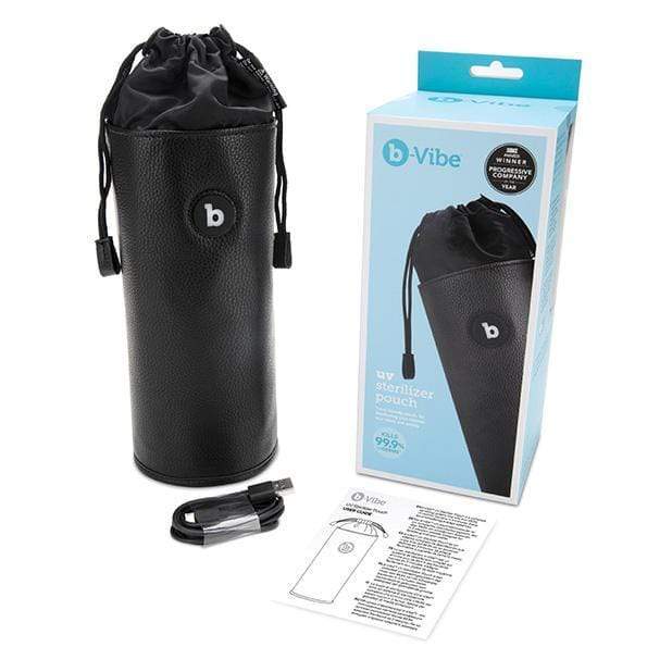 B-Vibe - UV Sterilizer Pouch with USB Cord (Black) Accessories 4890808223185 CherryAffairs