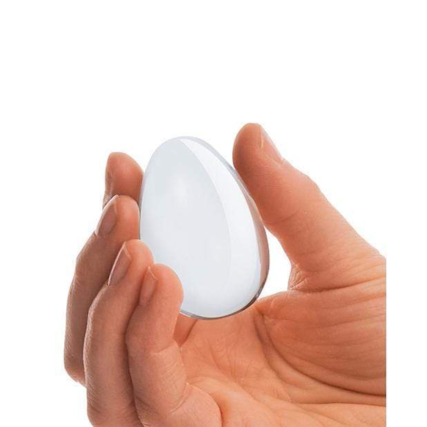 Glas - 2 pc Glass Yoni Eggs Kegel Set (Clear) Kegel Balls (Glass) 4890808238615 CherryAffairs