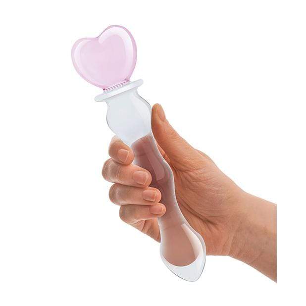 Glas - Sweetheart Glass Dildo 8" (Pink/Clear) Glass Dildo (Non Vibration) 4890808238639 CherryAffairs