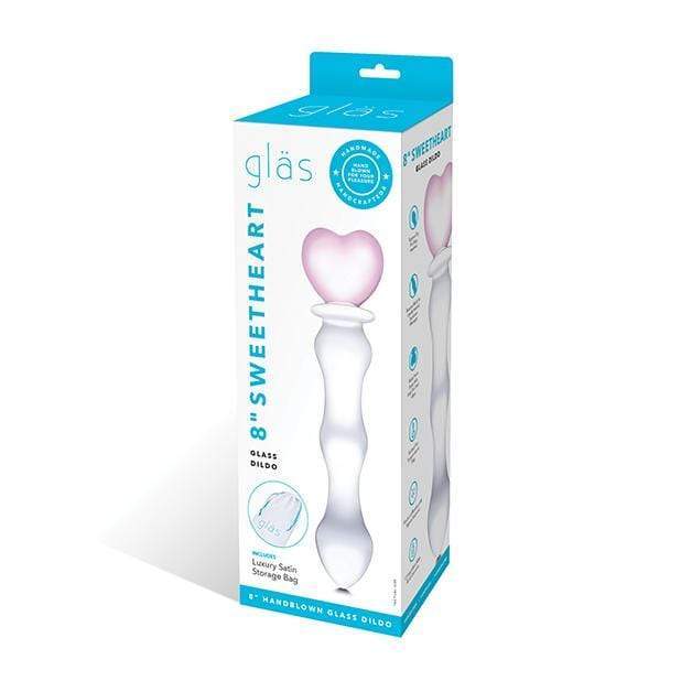 Glas - Sweetheart Glass Dildo 8&quot; (Pink/Clear) Glass Dildo (Non Vibration) 4890808238639 CherryAffairs
