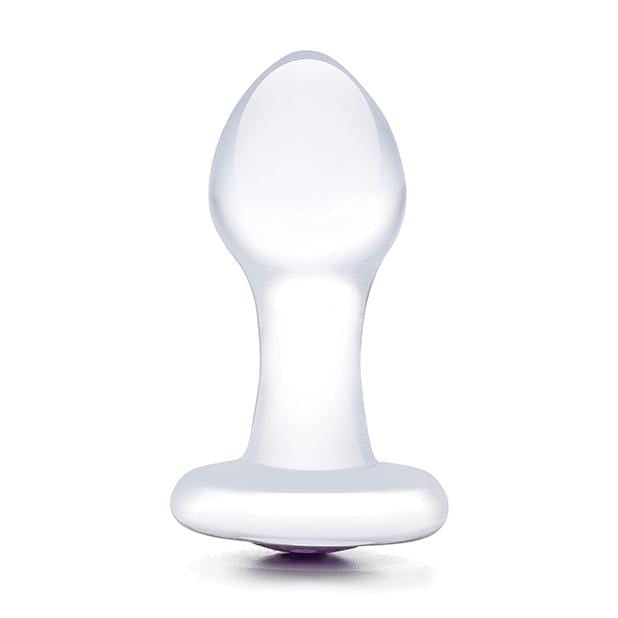 Glas - Bling Bling Glass Butt Plug 3.5" (Clear) Glass Anal Plug (Non Vibration) 4890808238646 CherryAffairs