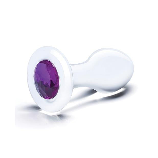 Glas - Bling Bling Glass Butt Plug 3.5" (Clear) Glass Anal Plug (Non Vibration) 4890808238646 CherryAffairs