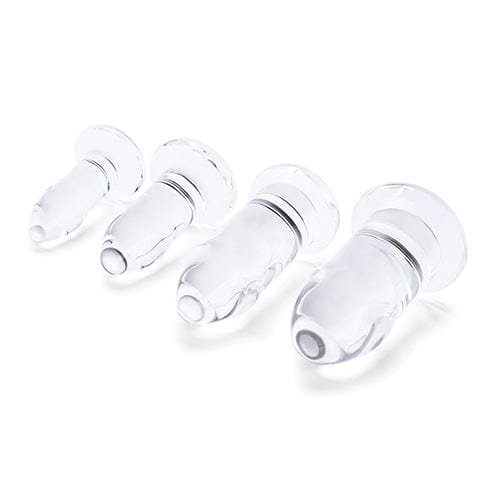 B-Vibe - Glass Anal Dilator Set 4 Pieces (Clear) Glass Anal Plug (Non Vibration) 4890808244326 CherryAffairs