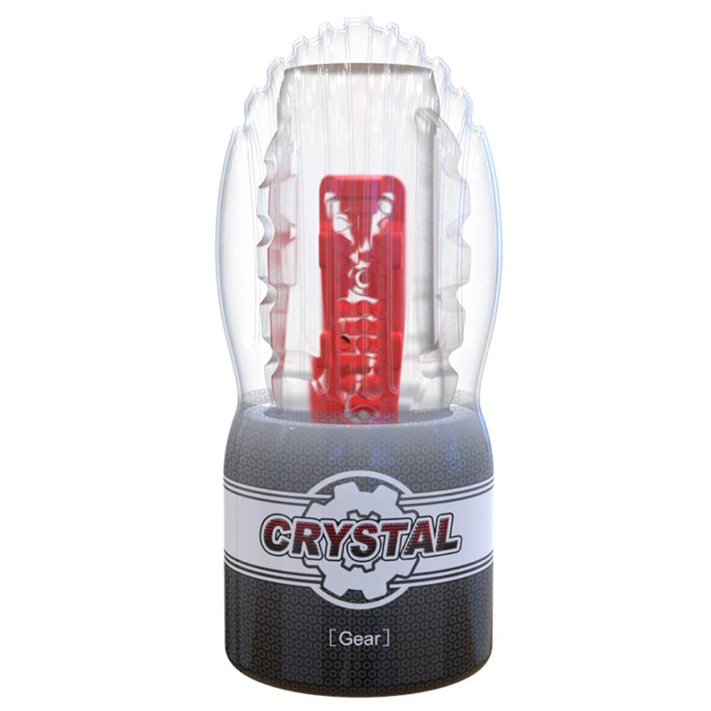 Youcups - Crystal Gear Cup Masturbator Hard (Black) Masturbator Resusable Cup (Non Vibration) 621276955 CherryAffairs
