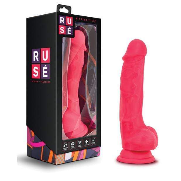 Blush Novelties - Ruse Hypnotize Pleasure Dildo 7.5" (Red) Realistic Dildo with suction cup (Non Vibration) Durio Asia