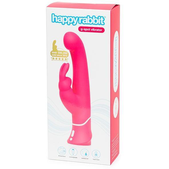 Love Honey - Happy Rabbit G Spot Vibrator (Pink) Rabbit Dildo (Vibration) Rechargeable
