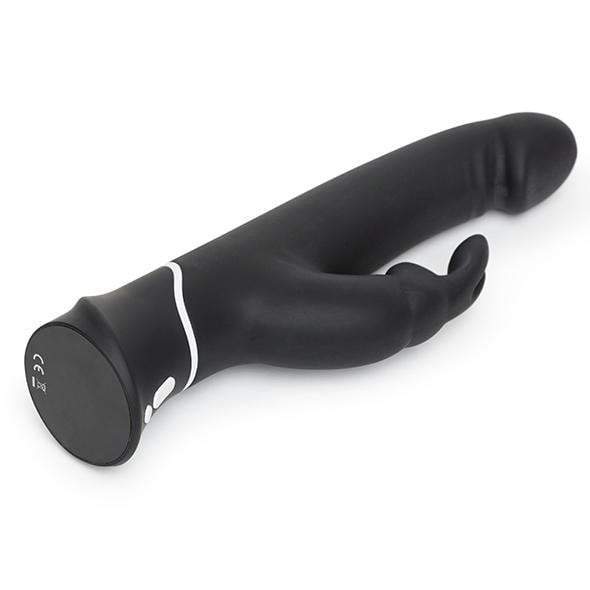 Love Honey - Happy Rabbit Realistic Vibrator (Black) Rabbit Dildo (Vibration) Rechargeable