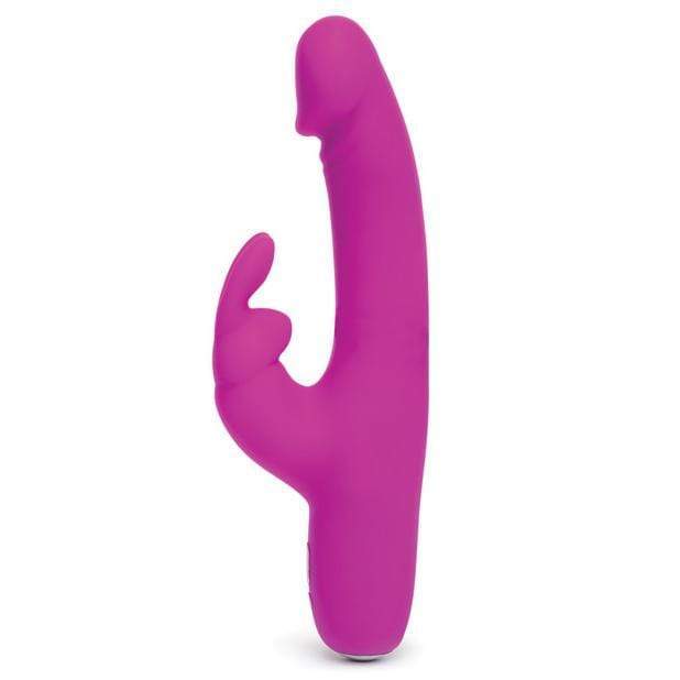 Love Honey - Happy Rabbit Slimline Realistic Rabbit Vibrator (Purple) Rabbit Dildo (Vibration) Rechargeable 5060020005862 CherryAffairs