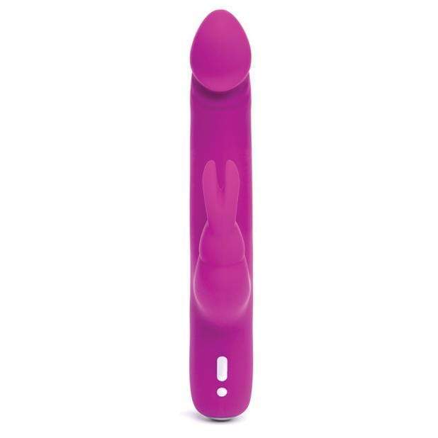 Love Honey - Happy Rabbit Slimline Realistic Rabbit Vibrator (Purple) Rabbit Dildo (Vibration) Rechargeable 5060020005862 CherryAffairs