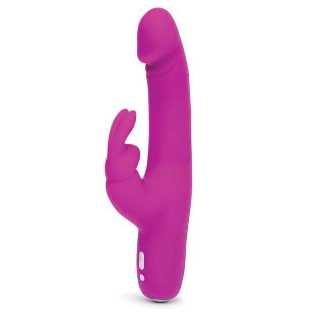 Love Honey - Happy Rabbit Slimline Realistic Rabbit Vibrator (Purple) Rabbit Dildo (Vibration) Rechargeable 5060020005862 CherryAffairs