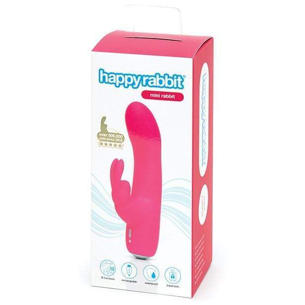 Love Honey - Happy Rabbit Mini Rabbit Rechargeable Vibrator (Pink) Rabbit Dildo (Vibration) Rechargeable 5060020006494 CherryAffairs