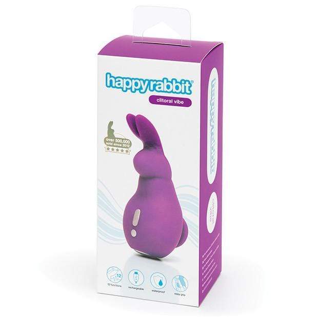 Love Honey - Happy Rabbit Rechargeable Clitoral Vibe (Purple) Clit Massager (Vibration) Rechargeable 5060020006524 CherryAffairs