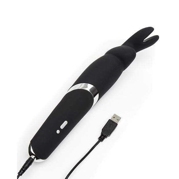 Love Honey - Happy Rabbit Wand Vibrator (Black) Rabbit Dildo (Vibration) Rechargeable 5060020009419 CherryAffairs